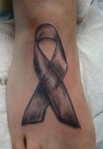 riboon, cancer tattoo, cancer ribbon