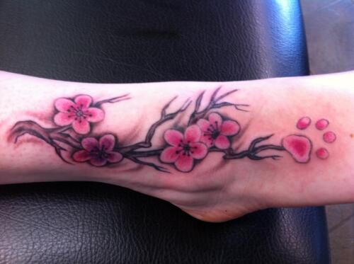 Mike Peace Tattoos - flowers