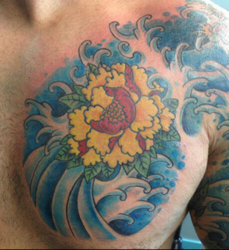 Mike Peace Tattoos - lotus