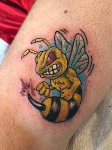 Mike Peace Tattoos - bee 