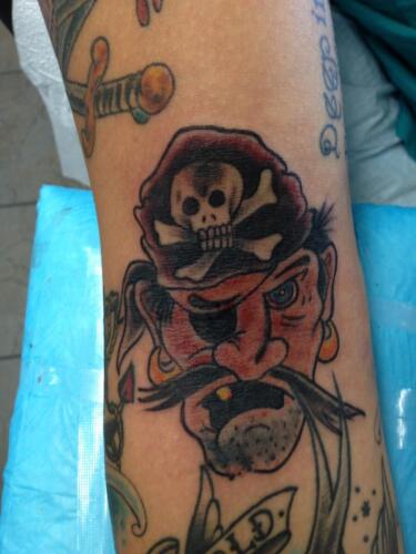 Mike Peace Tattoos - pirate tattoo