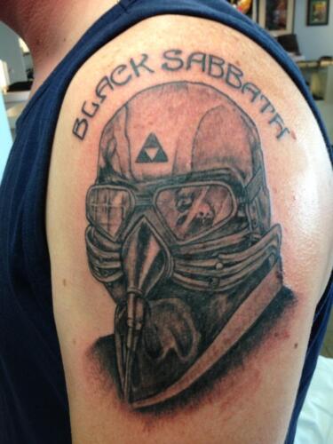 Mike Peace Tattoos - black sabbath tattoo