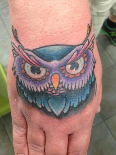 Mike Peace Tattoos - owl tattoo