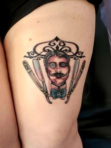Tattoos by Tymm Cre8tions - Victorian gentlemen tattoo