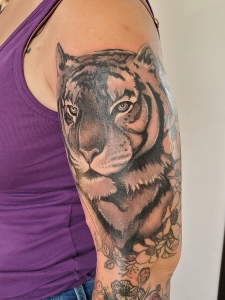 Tattoos by Tymm Cre8tions - tiger tattoo