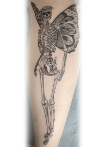 Katina Scheffler Tattoos - fairy skeleton