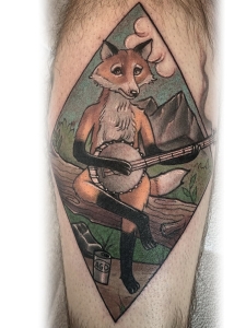 Katina Scheffler Tattoos - fox