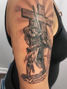 Paul Nye's Tattoo's-knight