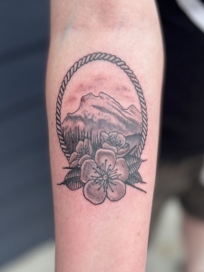 Dylan Llewellyn Tattoos - mountains