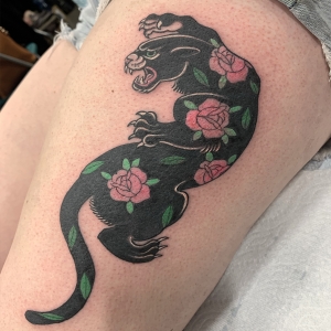 Katina Scheffler Tattoos - panther