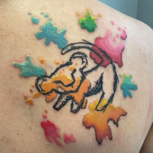 Paul Nye's Tattoo's-simba