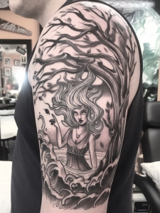 Katina Scheffler Tattoos - tree girl